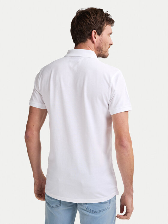 Petrol Industries Petrol Industries Polo M-ROS-POL002 Bianco Regular Fit