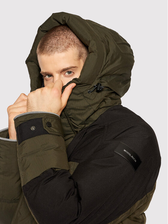 Woolrich Woolrich Kurtka puchowa Teton CFWOOU0524MRUT1723 Zielony Regular Fit