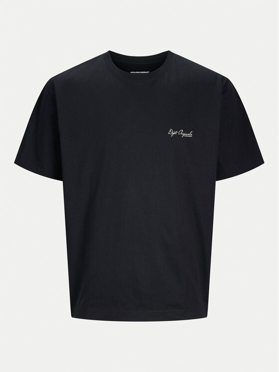 Jack & Jones Jack & Jones T-Shirt Islington 12273015 Černá Loose Fit