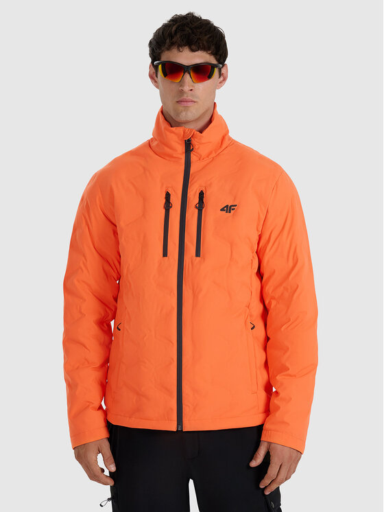 4F 4F Kurtka wielofunkcyjna TREKKING Czerwony Regular Fit