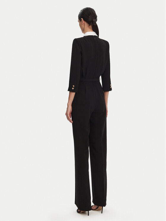 Elisabetta Franchi Elisabetta Franchi Overal TU-047-52E2 Černá Regular Fit