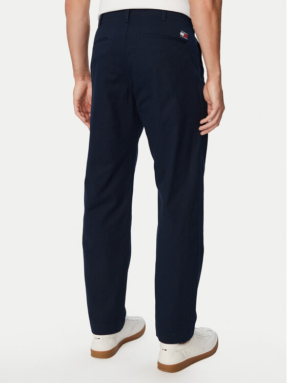 Tommy Jeans Tommy Jeans Chino kalhoty DM0DM23708 Tmavomodrá Regular Fit