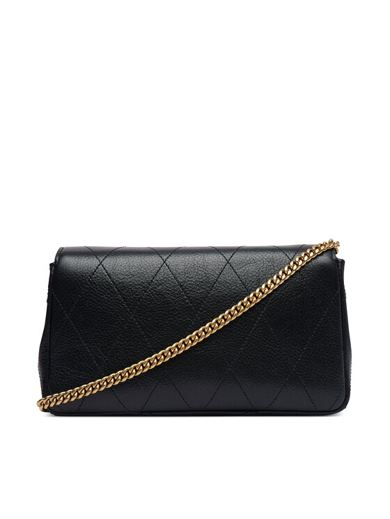 Tory Burch Tory Burch Borsetta Quilted Chain Wallet 186041 Nero