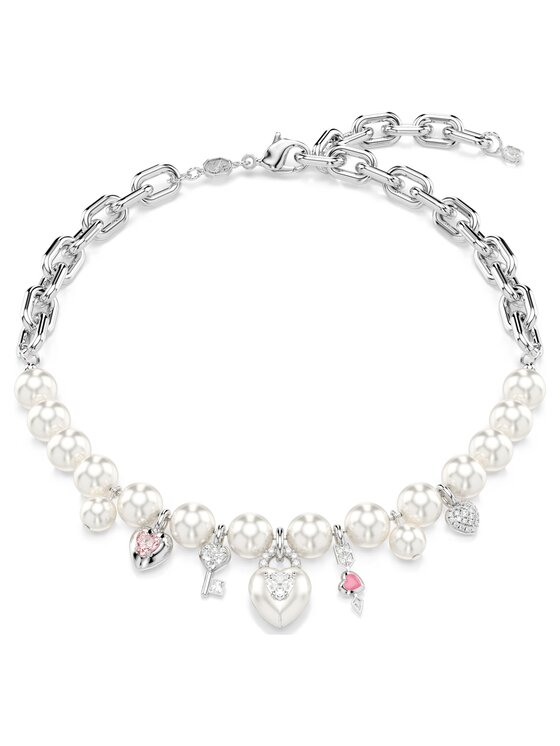 Swarovski Swarovski Naszyjnik Idyllia kryształowe perły 5749601 Srebrny