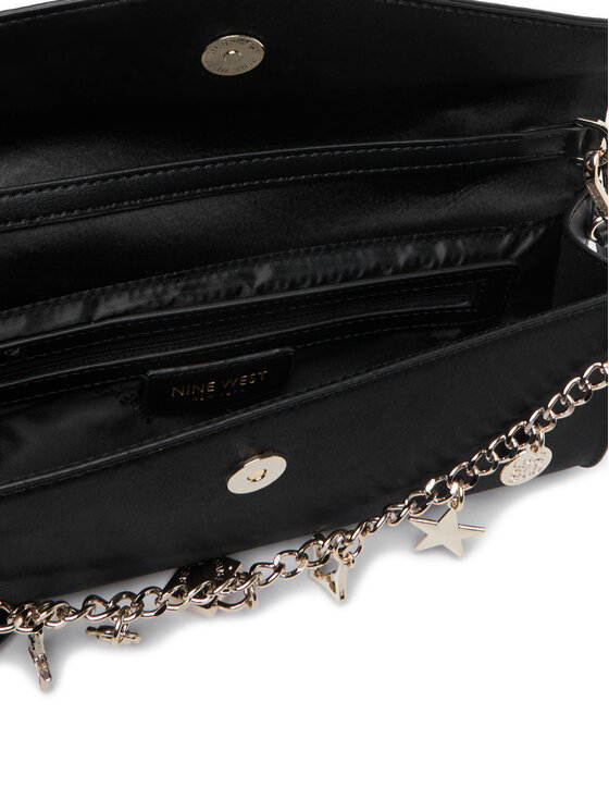 Nine West Nine West Дамска чанта CEO-NOBLE SOCIETY-LA374-4794 Черен