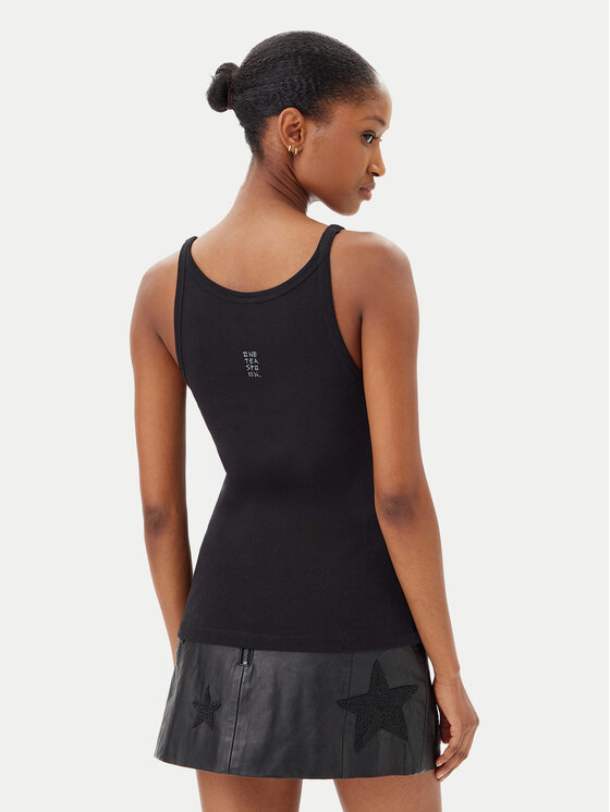 One Teaspoon One Teaspoon Top Fine 26605 Czarny Slim Fit