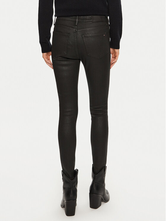 Tommy Hilfiger Tommy Hilfiger Jeans hlače Harlem WW0WW44122 Črna Skinny Fit