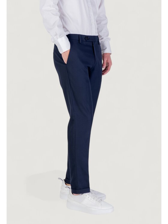 Antony Morato Antony Morato Παντελόνι chino RAD SLIM ANKLE LENGHT FIT TWILL Μπλε Slim Fit