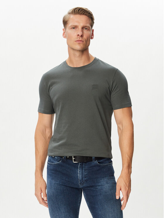 BOSS BOSS T-krekls Tales 50508584 Haki Regular Fit