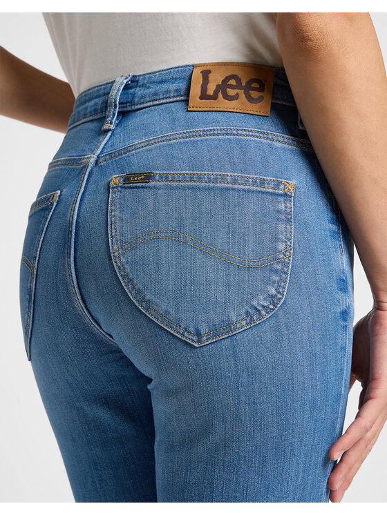 Lee Lee Jeansy SCARLETT HIGH Niebieski Slim Fit