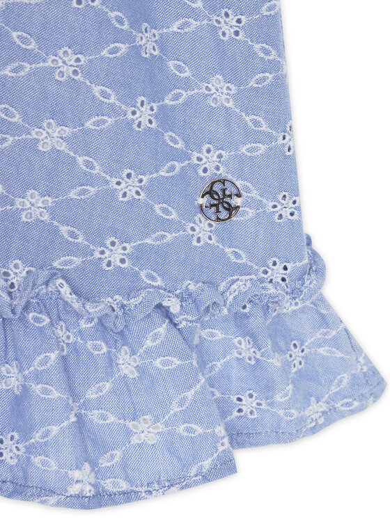 Guess Guess Vsakodnevna obleka J5GK17 WH7K0 Modra Regular Fit