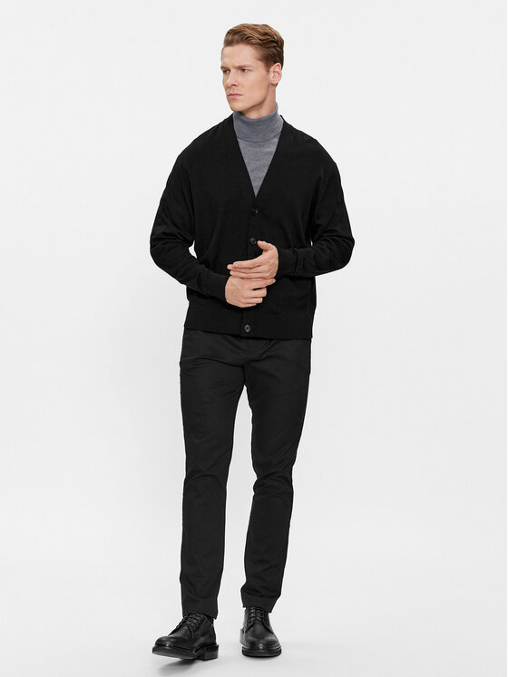 Calvin Klein Calvin Klein Kardigāns K10K112260 Melns Regular Fit