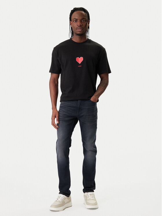 HUGO HUGO Jeans hlače 50555175 Mornarsko modra Extra Slim Fit