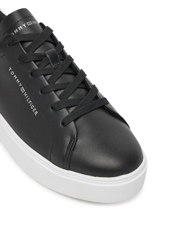 Tommy Hilfiger Tommy Hilfiger Sneakersy Essential Platform Court Sneaker FW0FW08756 Czarny