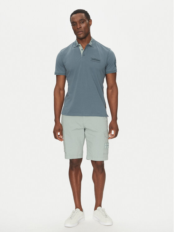 Napapijri Napapijri Polokošile E-Amundsen NP0A4IN9 Modrá Regular Fit