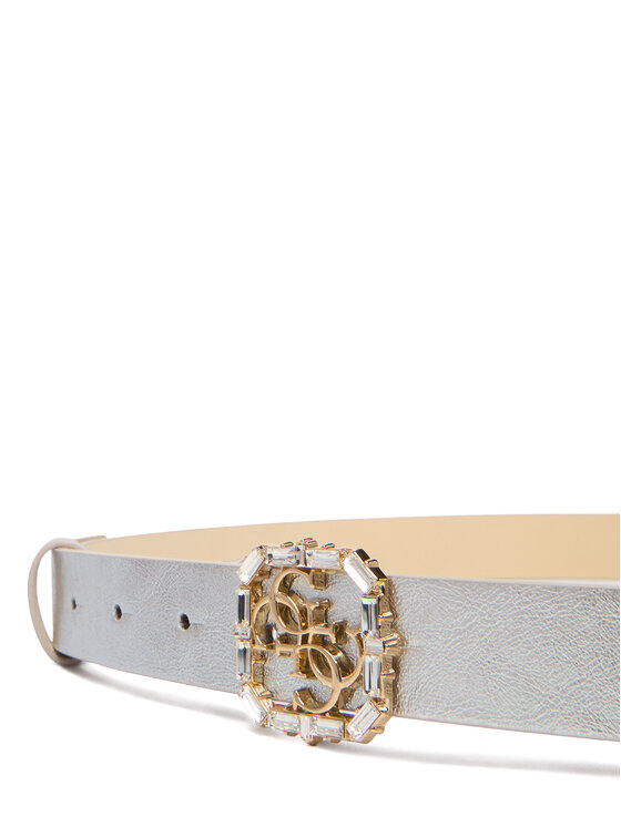 Guess Guess Dámsky opasok BW9326 P6125 Strieborná