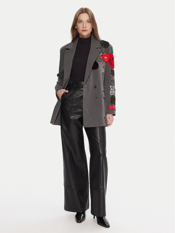 LOLA CASADEMUNT LOLA CASADEMUNT Suknjič LF2502015 Siva Oversize