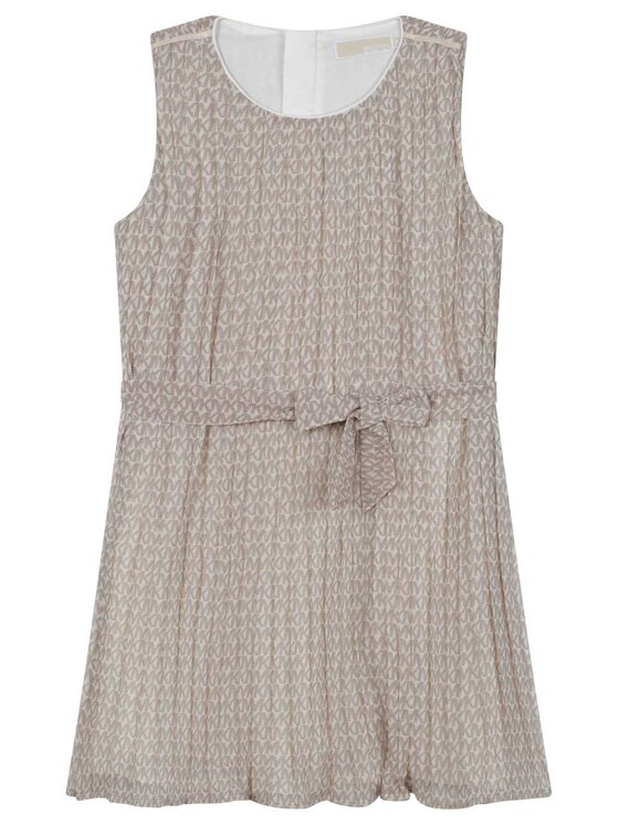 MICHAEL KORS KIDS Elegantné šaty R12142 S Écru Regular Fit