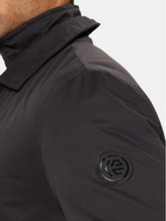 INDICODE INDICODE Parka Ricco 15-889 Czarny Regular Fit