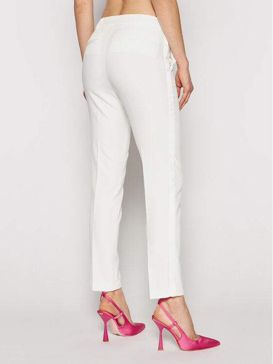 Pantaloni di tessuto IA1117 T2200 Bianco Slim Fit