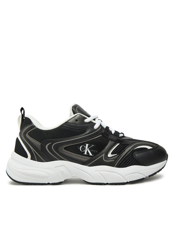 Sneakers Calvin Klein Jeans Retro Tennis Mesh Ml YW0YW01807 Negru
