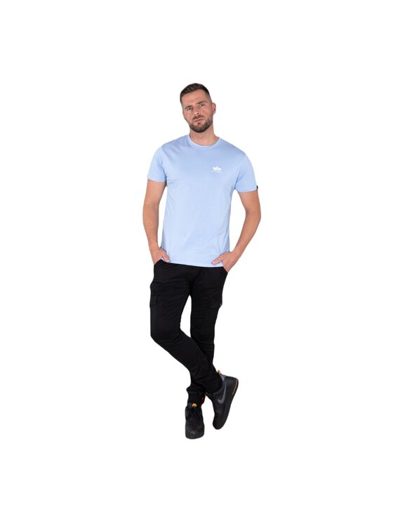 Alpha Industries Alpha Industries Tričko AI.188505-513 Modrá Basic Fit