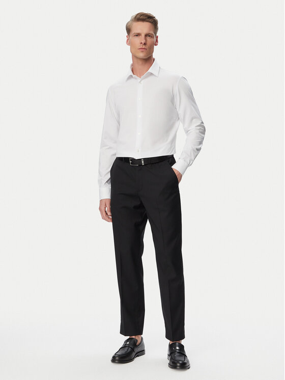 Calvin Klein Calvin Klein Риза LV019EU146 Сив Slim Fit