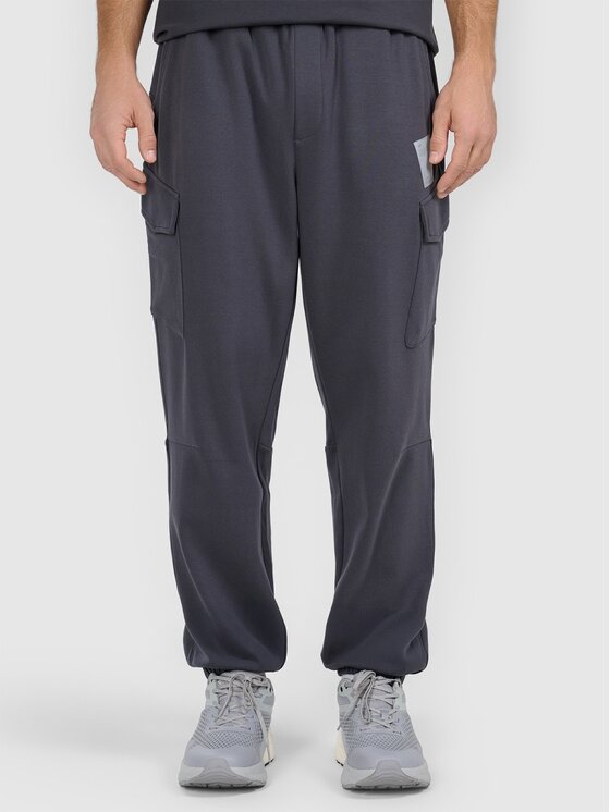 4F 4F Jogger nohavice 4FRAW25TTROM1694-22S Čierna Regular Fit