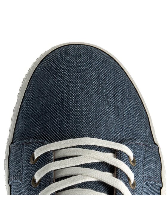 Tommy Hilfiger Sneakers aus Stoff Howell 1D2 FM0FM00471 Dunkelblau Modivo