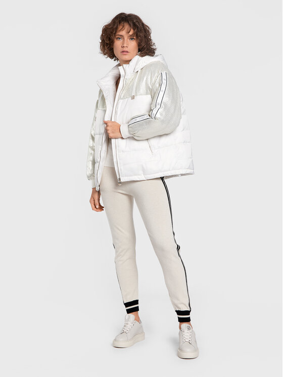 Liu Jo Sport Liu Jo Sport Зимно яке TF2259 T4558 Бял Relaxed Fit