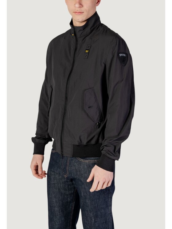 Blauer Blauer Kurtka skórzana ALWIN Czarny Regular Fit