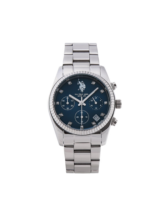 U.S. Polo Assn. U.S. Polo Assn. Käekell Amelie USP8320BL Hõbedane