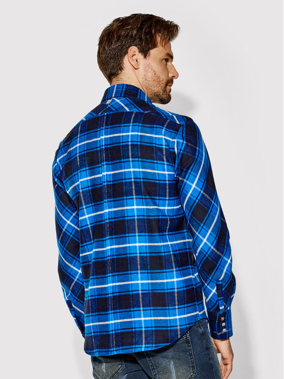 Camicia Loading 1 Blu scuro Slim Fit