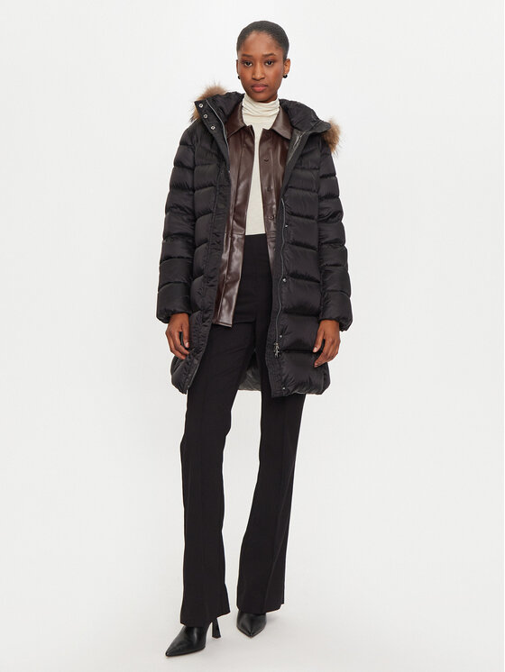 Hetregó Hetregó Daunenjacke Leonie 8N603M Schwarz Regular Fit