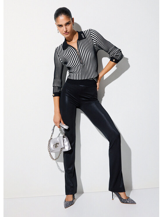 Liu Jo Liu Jo Sweter TA6115MS55N03L44 Czarny Regular Fit
