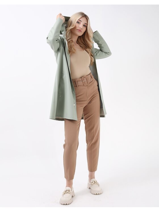 VANNSKJOLD VANNSKJOLD Kurtka przeciwdeszczowa GRACE Zielony A-Line Fit