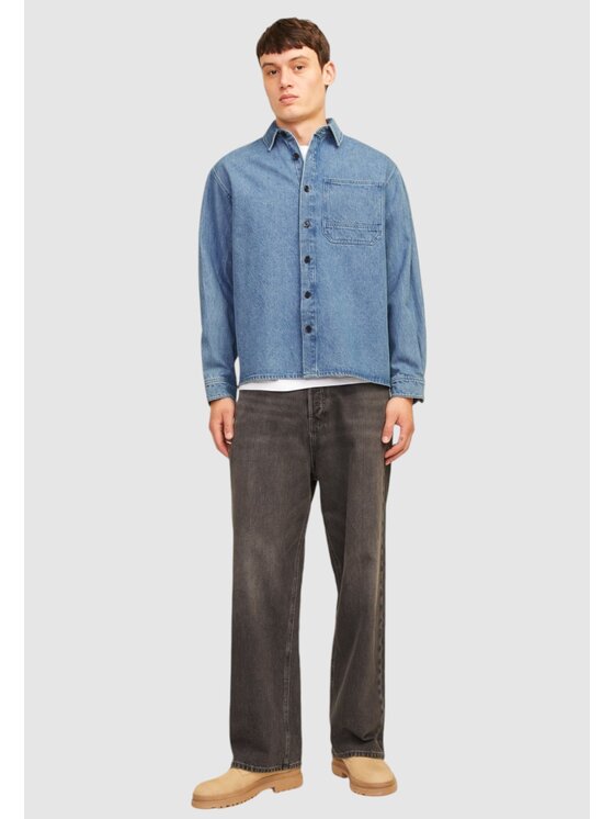 Jack & Jones Jack & Jones Koszula JJINOLAN JJO Niebieski To Fit