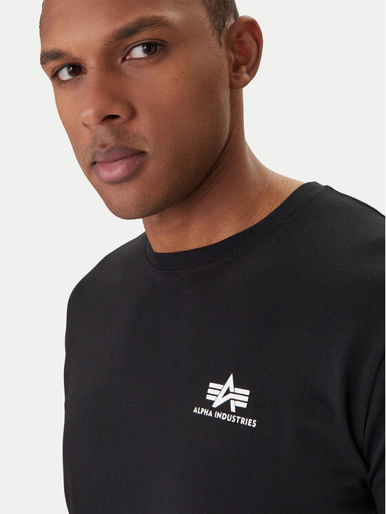 Alpha Industries Alpha Industries Tričko Basic 188505 Čierna Regular Fit