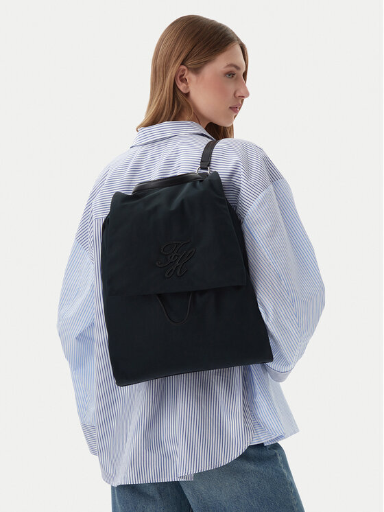 Tommy Hilfiger Tommy Hilfiger Hátizsák Th Elevated Nylon Backpack AW0AW18427 Fekete