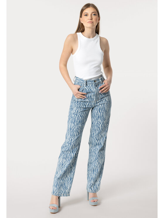 LAURELLA LAURELLA Kalhoty z materiálu 3TU005 Barevná Regular Fit