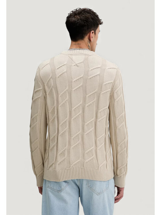 Tommy Jeans Tommy Jeans Maglione DM0DM22355 Beige Casual Fit