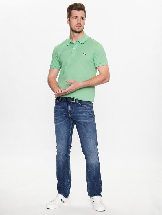 Lacoste Lacoste Polo PH4012 Zielony Slim Fit