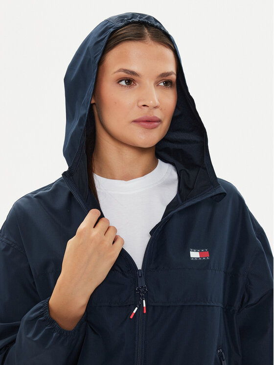Tommy Jeans Veste coupe vent Chicago DW0DW19302 Bleu marine Regular Fit