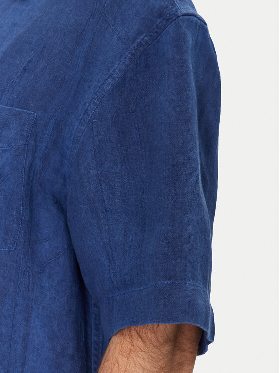 Gant Gant Koszula 3250062 Niebieski Relaxed Fit