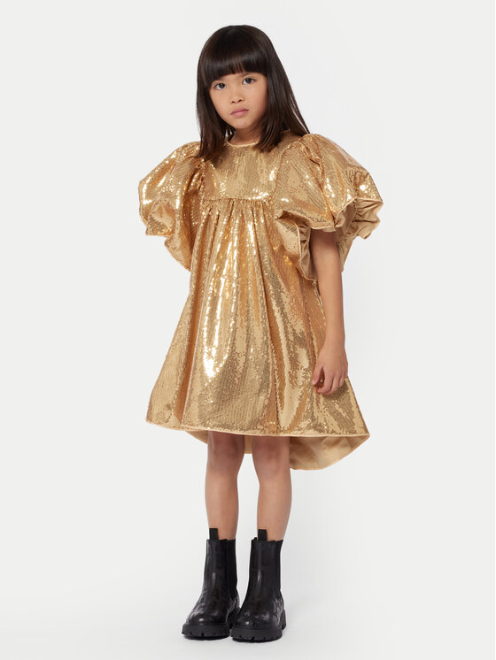 Sukienka elegancka Marc Jacobs, Rozmiar 12/, Złota, W60242 D