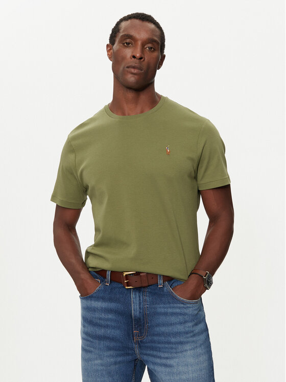 Polo Ralph Lauren Polo Ralph Lauren T-shirt 710740727084 Verde Slim Fit