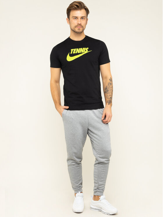 Nike Nike Marškinėliai Court CJ0429 Juoda Standard Fit