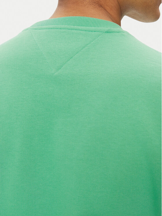Tommy Hilfiger Tommy Hilfiger Bluza Essential MW0MW37237 Zielony Regular Fit