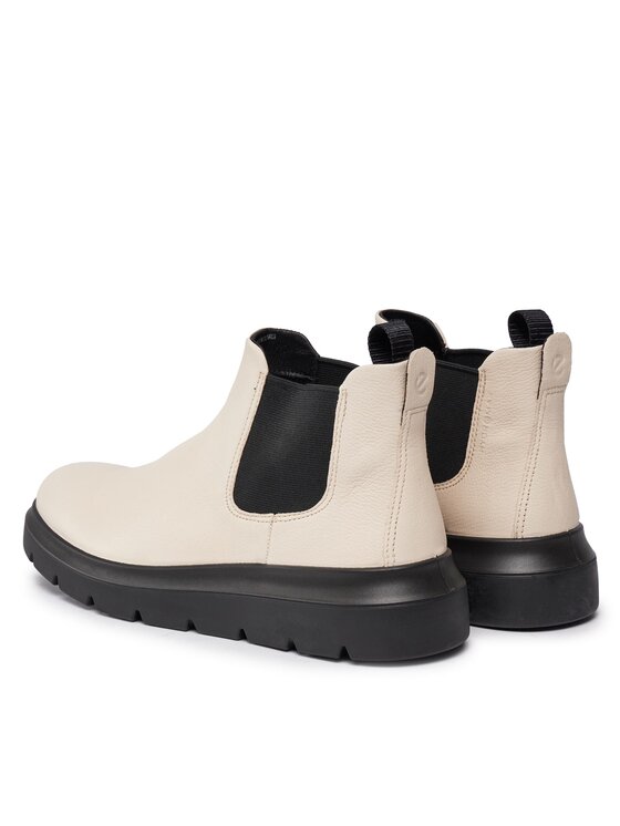 ECCO ECCO Členková obuv s elastickým prvkom Nouvelle 216233-01378 Écru