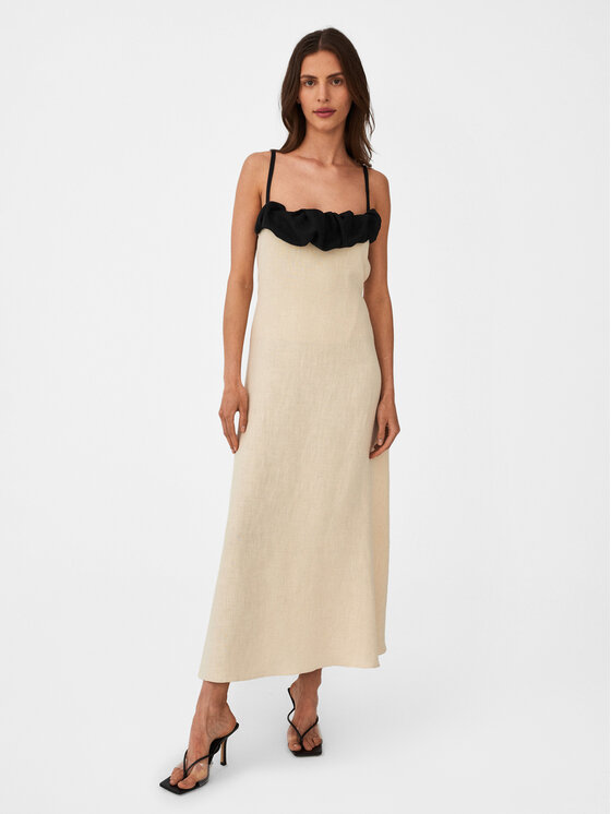 Undress Code Vestito da giorno Ciao Bella 554 Beige Regular Fit, taglia : L